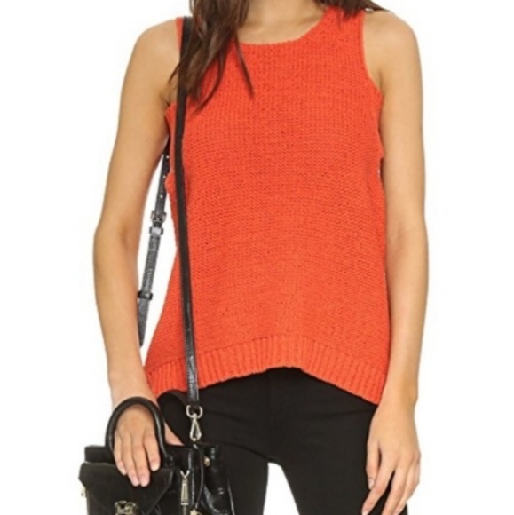 J BRAND Cut-Out Sweater Tank Top EUC! - Picture 4 of 9